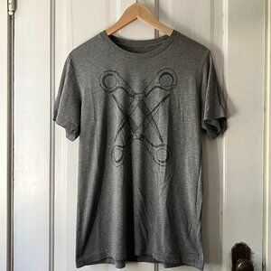 Autostraddle Basic Scissoring Grey Tri-Blend Adult Unisex MD